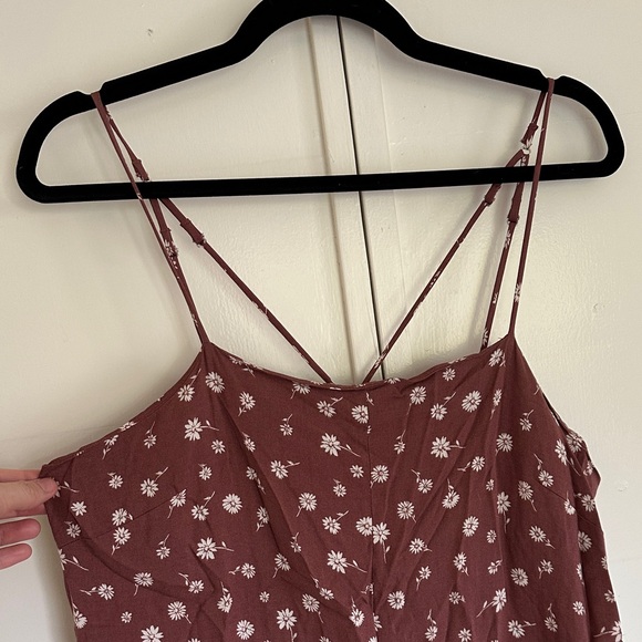 Wild Fable Mauve Floral Jumpsuit - Picture 3 of 8